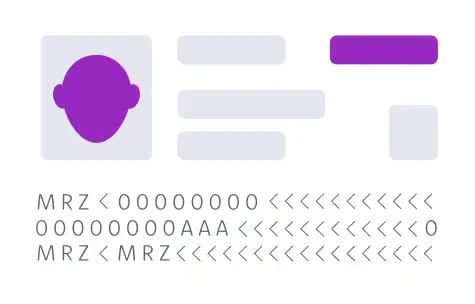 Captura del documento de identidad automáticamente Fotografía automática del anverso y reverso de un documento para validación
