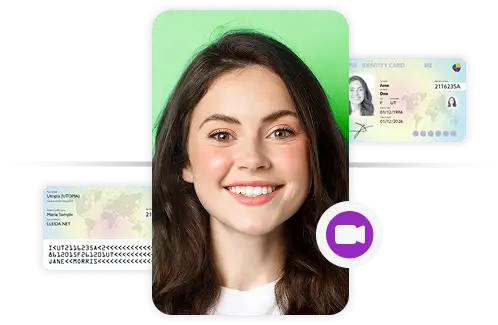 Registro de todo el proceso de verificación para cumplimiento legal Captura del proceso de verificación grabado en tiempo real
