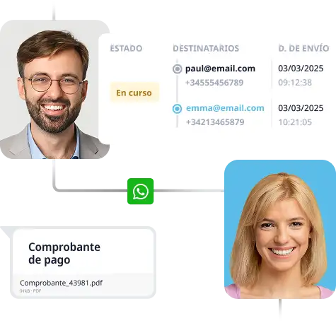 Enviament de documents ràpid amb WhatsApp Business