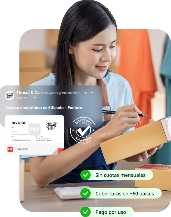 Comunicaciones certificadas para retail y e-commerce con evidencia de envío, entrega y contenido