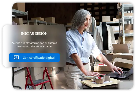 Acceso seguro a portales B2B con certificado digital