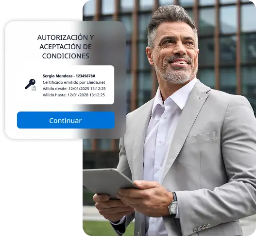 Firma electrónica de contratos con proveedores y acuerdos comerciales