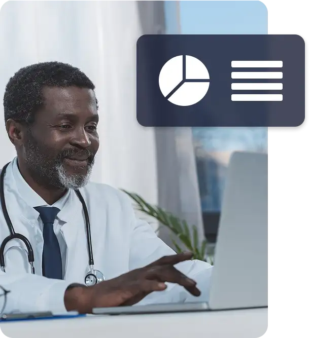 Profesional sanitario generando un consentimiento informado digital