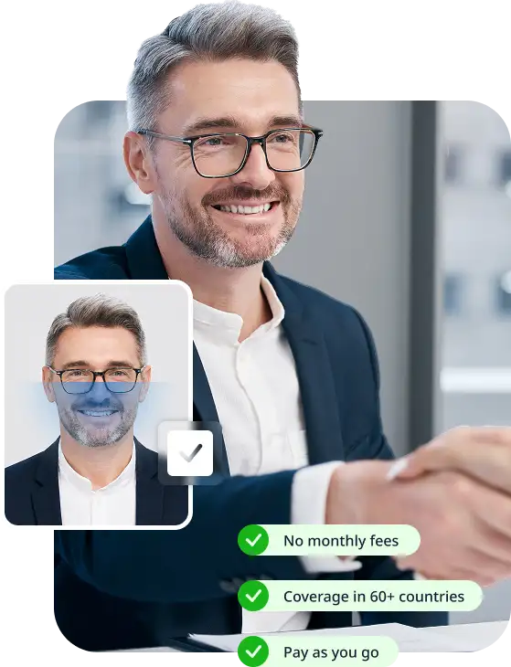 Policyholder verifying their identity to sign a digital policy