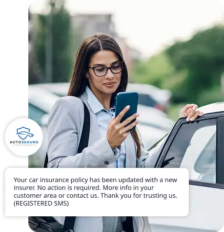 Certified notification of policy changes sent to a policyholder